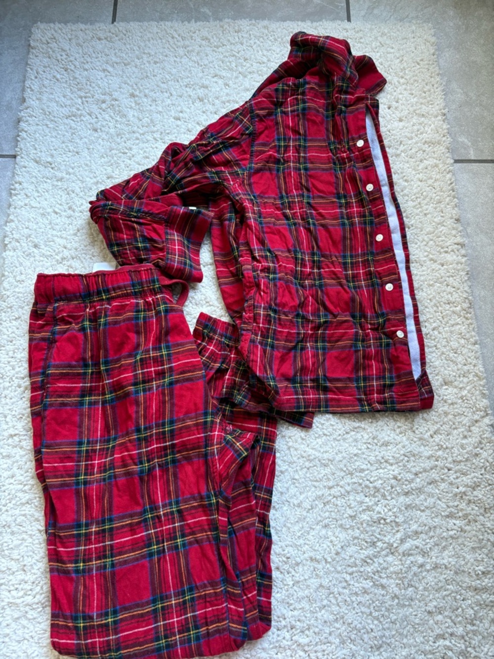 Abercrombie & Fitch Red Plaid Men’s pj set